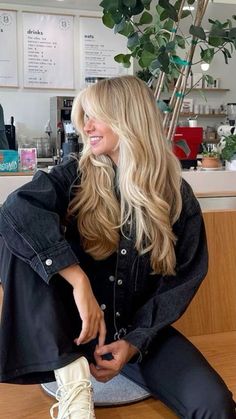 Hair Inspo Color, Aesthetic Hair, Layered Hair, Blonde Hair Color, Trendy Hairstyles