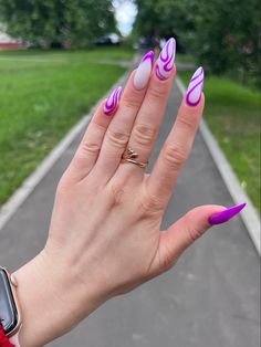 Easy Summer Nail Art, Purple Illusion, Acrylic Nails Almond, Nails Jelly, Summer Nail Designs, Art For Beginners, Gel Nail Art Designs, Summer Nail Art, Nail Art For Beginners