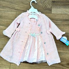 Features Mesh Skirt Sparkle Skirt And Embellished Bow Detail. Perfect For Easter, Baby Dedication Or Any Special Event. Fast Shipping. Coat And Dress, Sparkle Skirt, Baby Dedication, Easter Baby, Ivory Dress, Pink Ivory, Dress Coat, Ivory Dresses, Mesh Skirt