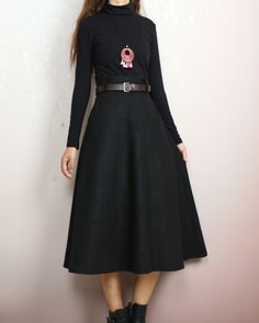 * A midi wool skirt, worked out a comfortable and flattering long skirt for daily wear. * Accurate and smart cut to visually slim and let your legs look longer and slender. * Made of quality wool faric, with fully lined, comfortable and warm. * Materials: 30% wool, 20% cotton, 50% polyseter Shop sizing chart FYI ( actual body figures, not laying flat clothes measurements) Size XS (US 2, UK 6, German 32, French 34) Bust: fits bust around 33.5 inches/85cm Waist: fits waist around 26 inches/66cm Hi Flared Maxi Skirt For Fall Office Wear, Office Midi Length Lined Maxi Skirt, Modest Long Skirt For Fall, Fall Midi-length Lined Pencil Skirt, Fall Midi Length Lined Pencil Skirt, Knee-length Maxi Skirt For Workwear In Fall, Winter Office Midi Skirt, Modest Fitted Fall Skirt, Fitted Modest Skirt For Fall