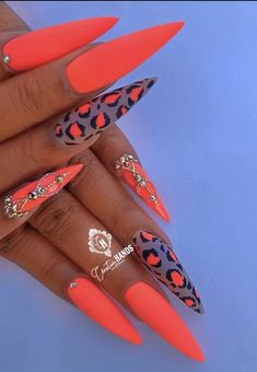 Long Nail Art, Simple Gel Nails, Bling Acrylic Nails, Summer Acrylic Nails