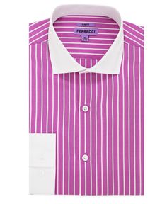 The Pitt Slim Fit Cotton Dress Shirt Dapper Dress, Cotton Stripe Dresses, Gentleman's Wardrobe, Slim Fit Dress Shirts, Tuxedo Shirts, Blue Shirt Dress, Slim Fit Suit, Online Mens Clothing, Elegant Shirt