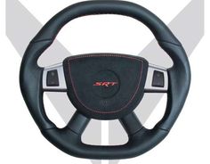 steering wheel cover with stitching and red stitching