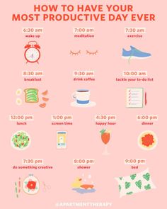 Resep Diet, Productive Morning, Breakfast Drink, Life Routines, Vie Motivation, Healthy Routine, Productive Day, Self Care Activities, Night Routine