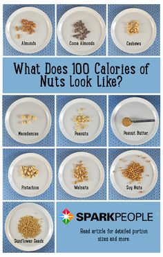 What Does 100 Calories Look Like? | SparkPeople Different Recipes, Healthy Tips, Health And Nutrition, Get Healthy