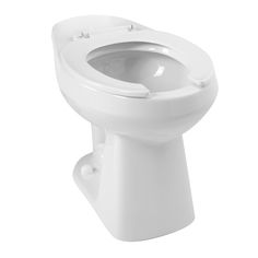 a white toilet bowl with the lid up