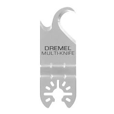 a metal tool with the words dremel multi - knife on it's side