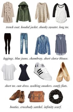 How to pack light | http://www.collegefashion.net/fashion-tips/packing-light-how-to-create-a-15-piece-travel-wardrobe/?utm_source=refinery29.com&utm_medium=referral&utm_campaign=pubexchange Multiple Outfits Few Pieces Travel, Packing Clothes, Travel Capsule, Black Shirts, Pack Light, Clothes And Shoes, Mode Casual, Travel Wardrobe, Packing Light