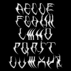 Fonts 2024 - Creative Fabrica Metal Typography, Decorative Typeface, Tattoo Lettering Alphabet, Gothic Lettering, Gothic Fonts, Font Graphic