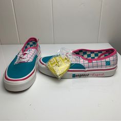 Size Women’s 6 New With Box Missing The Top A Harder Shoe To Find! - Ds1ep Blue Vans Shoes, Light Blue Vans, Disney Princess Shoes, White High Top Vans, Vans Sk8 Low, Gray Vans, Vintage Bmx Bikes, Vans Sk8 Mid, Tie Dye Shoes