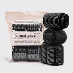 Hair Rollers | Ceramic 8 Pack Heatless Hair KITSCH Smooth Curly Hair, Curlers For Long Hair, Velcro Rollers, Different Curls, Hair Roller, Frizz Free Curls, Textured Curly Hair, Hair Textures, Waves Curls