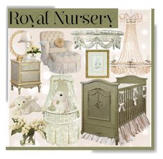 a baby's nursery is featured in the royal nursery advertisment book