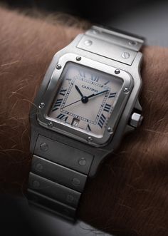 Watch Trends, Cartier Santos, Vintage Watches For Men, Vacheron Constantin, Watch Lover, Three Hands, Dress Watch, Patek Philippe, Audemars Piguet