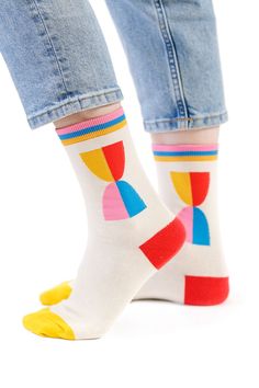 One of Lisa's signature shapes now can adorn your ankles. Our new Hourglass Crew Socks are a cotton blend in two colors. Buy both colors and share a mismatched set with your bestie! Surface Design Portfolio, Sock It To Me, Portfolio Design Layout, Color Picker, Portfolio Layout, Design Portfolio, Surface Pattern Design, Makeup Products, Surface Pattern