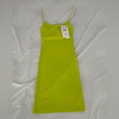 Zara Fitted Mini Dress, Size: S, Nwt, Color: Lime Green Green Stretch Summer Dress, Fitted Solid Color Summer Midi Dress, Fitted Solid Summer Midi Dress, Solid Spring Bodycon Dress, Zara Green Midi Dress For Summer, Zara Green Sleeveless Midi Dress, Green Bodycon Summer Dress, Fitted Green Midi Sundress, Fitted Green Sundress Midi Dress