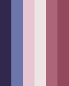 the color palette is purple and has many different shades to choose from, including blue, pink