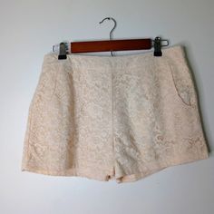 Tulle Highwaisted Women Lace Shorts Size 6 2 Front Pockets Lace Shorts Back Zipper With Metal Clasp Full Lace App Measurement Waist 16.5 Inseam 2.5 Long 12.5 Material 70% Cotton 15% Polyester 15% Viscose Lining 65% Polyester 35% Cotton All Measurement Are Approximate Offers Accepted Smoke Pet Free Home Due To Camera Exposure, Some Listing May Have A Color Variation That May Differ From The Photos Delicate Fairycore Spring Summer Beach Pool Resort Vacation Travel Cruise Camp Cute Modern Trendy Mi Pearl Core, Aesthetic Festival, Camera Exposure, Pool Resort, Womens Lace Shorts, Travel Cruise, Resort Vacation, Minimalist Chic, Neutral Design