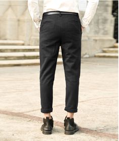 Material: Denim, Polyester, Cotton, Wool • Length: Ankle-Length Pants • Style: Straight, Casual • Decoration: None • Type: Jeans, Regular, Solid, Button Fly, Mid, Softener • Wash: No Slim Fit Dress Pants For Fall, Winter Slim Fit Tapered Leg Pants, Slim Fit Straight Leg Bottoms, Slim Fit Ankle-length Dress Pants For Fall, Winter Slim Fit Straight Leg Pants, Casual Slim Fit Winter Bottoms, Casual Slim Fit Bottoms For Winter, Casual Work Pants, Slim Fit With Wide Leg, Fall Slim Fit Tapered Leg Bottoms