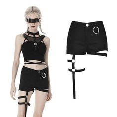 Material: Cotton;Nylon;Spandex 
Size:?S-2XL 
Sku: PW103 Legs Ring, Dark In Love, Estilo Punk, Love Style, In Love, Mini Skirts, Spandex, Black