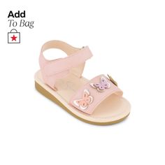 in stock Butterfly Details, Butterfly Sandals, Toddler Sandals, 3d Butterfly, Summer Sandals, Ballerina Flats, Sandals Summer, Toddler Girls, Jessica Simpson