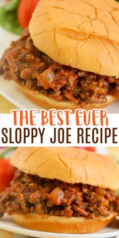 the best ever sloppy joe recipe