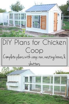 chicken coop plans that are easy to build and can be used as a small house