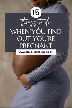 If you just found out you're pregnant and feel like you have NO CLUE what to do next, keep reading! AT MCK | Pregnancy & Motherhood I go over 15 things to do when you find out you're pregnant with incredible resources to help you along the way! I personally had NO IDEA what to do next so I hope I can give a little bit of peace and help to any other first time moms just finding out! 🌸 Amniotic Fluid, Cute Surprises