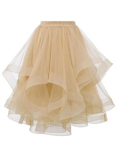 PRICES MAY VARY. [Fluffy and Puffy] Tulle skirts for women has 2 layers of premium tulle and 1 layer of lining, which is light and soft, skin-friendly and breathable. The tiered layered asymmetric design of the tulle midi skirt gives the skirt just the right amount of fluffiness, simple and feminine, wear it like a lovely princess [Elastic closure] Puffy knee length skirts for teen are designed with elastic high waist, making it very comfortable to wear. Simply match the women's tulle skirt with Diy Long Tulle Skirt, Cool Skirts, Tutus For Women, Skirt Sewing Pattern Free, Tulle Skirt Outfit, Puffy Tulle Skirt, Night Out Skirts, Tutu Women, Womens Tulle Skirt