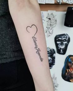 a woman's arm with a tattoo that reads, you are brave