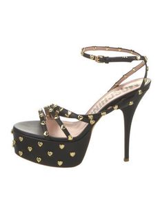 Moschino Leather SandalsBlackStudded AccentsPlatformMultistrap & Buckle Closure at AnklesIncludes Box & Dust BagUnfortunately, due to restrictions, this item may not be eligible for shipping in all areas. Belt Shop, Saint Laurent Bag, Louboutin Shoes, Shirt Accessories, Christian Louboutin Shoes, Sweater Accessories, Vintage Tags, Accessories Shop, Shop Necklaces