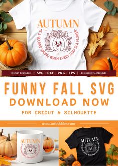 an autumn sale with pumpkins and other items