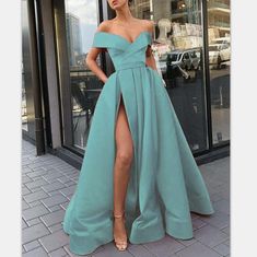 Check out this great offer I got!  #shopping Elegant Dresses Cocktail, Prom Dresses Long Cheap, Long Elegant Prom Dresses, Satin Prom Dress Long, Satin Evening Gown, Modest Prom, Prom Dresses With Pockets, V Neck Prom Dresses, Cheap Evening Dresses