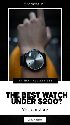 The best watch under 200 - Affordable watches for men Affordable Watches For Men, Black Watches For Men, G Shock Watches Mens, Mens Watches Expensive, Top Watches For Men, Life Gifts, Watches For Men Unique, Mens Watches Military, Mens Watches Affordable