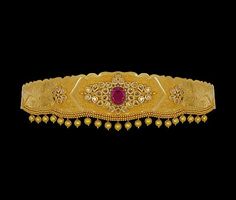 22K Gold Antique Hip Belt Design, Gold Antique Vadanam Designs, Gold Antique Ottiyanam Designs. Desi Jewellery, Latest Indian Jewellery, Royal Jewellery, Gold Bridal Necklace, Antique Gold Jewelry Indian