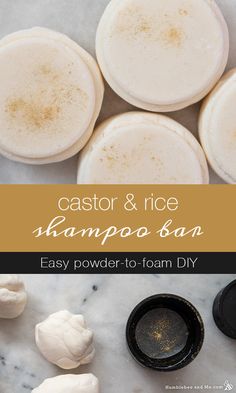 Castor Oil Shampoo Bar Recipe, Rice Shampoo Bar Recipe, Rice Shampoo Bar Diy, How To Make Shampoo Bars, Natural Shampoo Recipes, Castor Oil Shampoo, Homemade Soap Bars