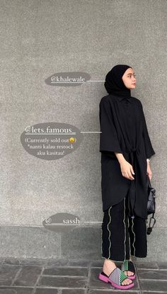 Outfit Kuliah Hijab, Outfit Ngampus, Outfit Hijab Casual, Ootd Hijab Casual, Street Hijab Fashion, Muslim Outfits Casual