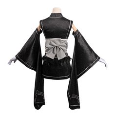 NieR:Automata - 2B Kimono Cosplay Costume Outfits Halloween Carnival Party Suit MaterialJacquard + Satin + Elastic Knitted Fabrics Package included:Gloves + Kimono + Belt + Sleeve + Bowtie + Stocking + Leglet 2b Kimono, Kimono Cosplay, Kimono Belt, 2b Cosplay, Star Child, Halloween Carnival Party, Costume Anime, Lolita Outfits, Party Suits