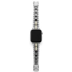 Created exclusively for your Apple Watch®, this watch bracelet is crafted with diamonds set in 18K gold and black ceramic signature links. Fits the Series 1 through 10 Apple Watch® for the 38mm through 45mm sizes. Watch face sold separately. Luxury Silver Watch Band With Solid Link Construction, Modern White Gold Bracelet Strap Apple Watch Band, Modern White Gold Apple Watch Band With Bracelet Strap, Modern White Gold Apple Watch Bracelet Strap, Luxury Yellow Gold Stainless Steel Watch Accessories, Luxury Stainless Steel Bracelets, Luxury Diamond Watch With Stainless Steel Bracelet Strap, Luxury White Gold Stainless Steel Apple Watch Band, Modern White Gold Watch Bands With Bracelet Strap