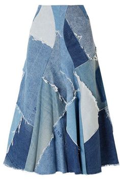 a blue and white skirt with holes in the side, on a white background is an image of a woman's dress