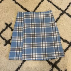 Altar’d State Xs Plaid Skirt Never Worn Only Washed. Trendy Light Blue Skort, Blue Preppy Mini Skirt, Blue Fitted Preppy Skirt, Preppy Fitted Blue Skirt, Fitted Blue Preppy Skirt, Fitted Preppy Blue Skirt, Preppy Fitted Blue Mini Skirt, Blue Pencil Skirt Skort For Spring, Blue Pencil Skirt Lined Skort