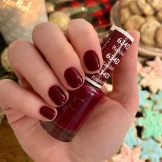 Reddish Purple #634 – A flattering deep reddish purple Raspberry Nails, Reddish Purple, Mens Nails, Funky Nails, Purple Nails