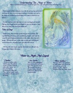 Sea Magick, Elemental Magick, Water Magick, Elemental Witch, Water Witch, Celtic Traditions, Spell Books, Elemental Magic, Magic Spell Book