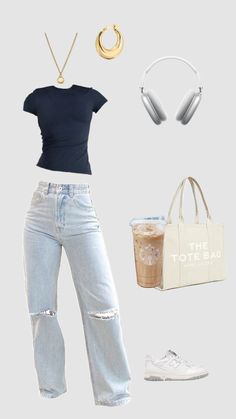 Daily College Outfits, Pretty Outfits Summer, Collage Fits, Daily Fits, Class Outfits, Dream Outfits, Outfit Inspo Casual, Casual Preppy Outfits