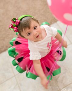 First Birthday Sheet Cake, Watermelon Themed First Birthday, Birthday Party Girl, Pink Watermelon, Fiesta Tropical, Wild One Birthday, Watermelon Party, Wild One Birthday Party