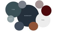 the color scheme for midnight and fog