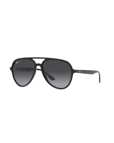 Ray-Ban Unisex  Black Size: 57 Matte Black Casual Sunglasses With Gradient Lenses, Casual Matte Black Sunglasses With Gradient Lenses, Matte Black Aviator Shield Sunglasses, Casual Matte Black Aviator Shield Sunglasses, Casual Matte Black Shield Sunglasses With Gradient Lenses, Matte Black Aviator Sunglasses With Gradient Lenses, Casual Matte Black Aviator Sunglasses With Anti-reflective, Black Aviator Shield Sunglasses With Gradient Lenses, Black Aviator Sunglasses With Gradient Lenses