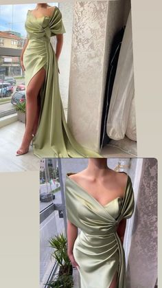 Princess Maid Of Honor Dress, Formal Dresses Long Elegant Classy Glamour, Sage Green Gown Bridesmaid, Dress For Gala Events Classy, Maid Of Honor Gown, Classy Wedding Dress, Dusty Sage, Maid Of Honour Dresses, Classy Prom Dresses