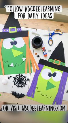 halloween crafts for kids to make with paper and glue