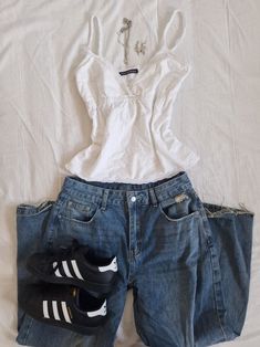 acubi, acubi outfit, summer fashion, y2k, y2k outfit, acubi accessories, acubi inspo, adidas superstar, y2k clothes, school outfits, acubi aesthetic, y2k aesthetic, fashion, fashion inspo, fashion outfit, lewkin, clothes, black and white, winter outfit, off shoulder, yesstyle, dazy, fall outfits, school outfits Acubi Accessories, Acubi Outfit, Adidas Superstar Outfit, Acubi Aesthetic, Superstar Outfit, Clothes School, Y2k Aesthetic Fashion, Fashion Corner, Clothes Black