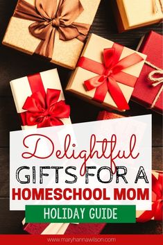 gifts for a homeschool mom holiday guide